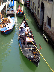Fototapeta na wymiar Gondola in Venice, Italy