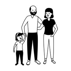 grandparents and granddaughter