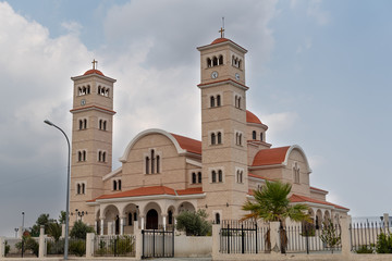 Obraz premium New Church of Timiou Prodromou, Kornos, Cyprus