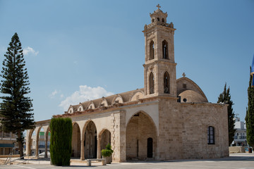 Fototapeta na wymiar Old church of St. George, Paralimni, Cyprus. 