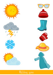 Educational children game. Toddlers activity.