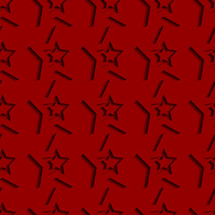 seamless pattern with stars.vector illustration.