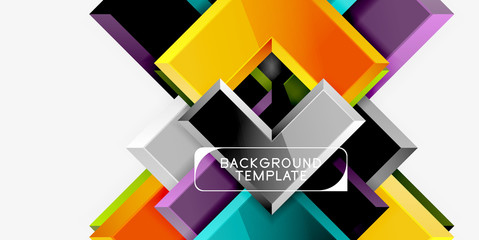 Glossy arrows background