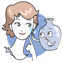 陶器がうらやむ肌