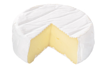 Camemebert cheese wheel, paths