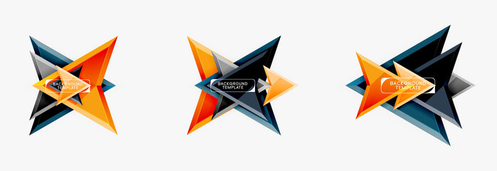 Obraz premium Arrows abstract composition for banner, background or logo