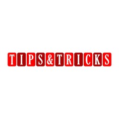 Tips and tricks sign, icon or logo