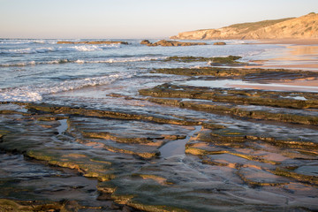 Rocks and Beach, Monte Clerigo; Portugal