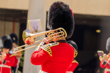 Trombonist royal guard