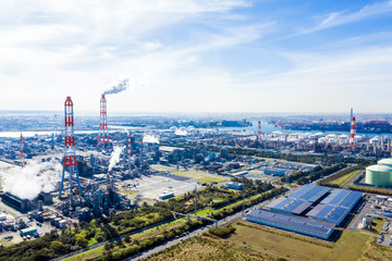 工場　空撮