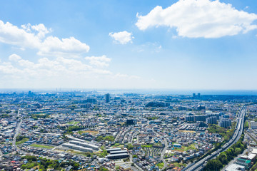 都市景観　空撮