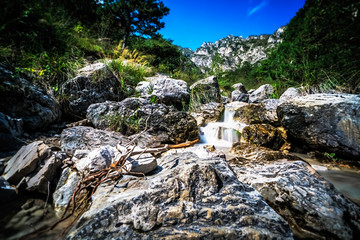 Nice little waterfall in the mountains 1