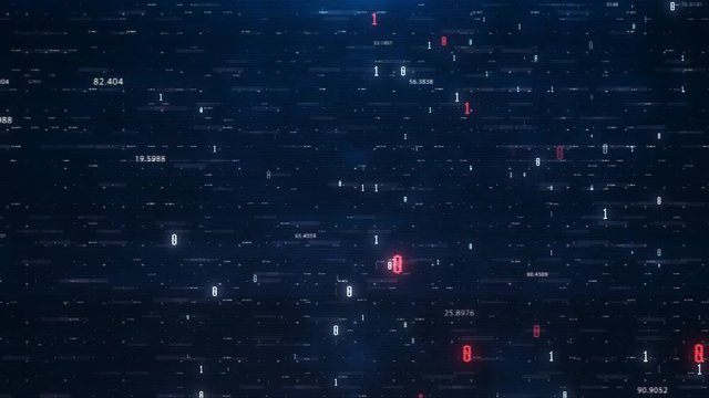 Blue Technology Background Loop