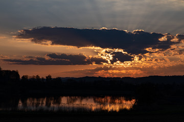 Clouds after sunrise
