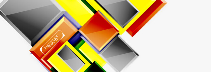 Square geometric composition