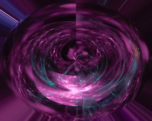 abstract digital fractal, fantasy design imagination ornament