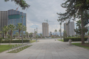 view to Batumi Town at Georgia. General view of the city from the viewpoint