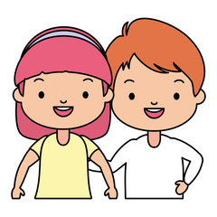 happy kids character