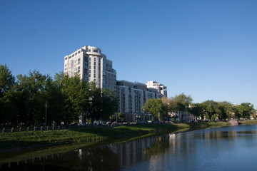Obraz premium budynki w Central Parku
