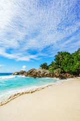 Beautiful wild lonely beach, police bay, seychelles 12