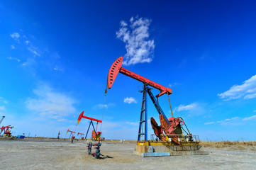 Fototapeta premium The oil pump