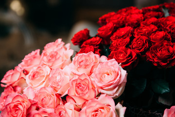 bouquet of red roses