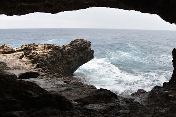Fototapeta na wymiar Ayioi Anargyroi Cave Lookout 2, Cape Greco, Cyprus