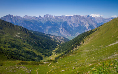 Beautiful view landscape of Switzerland