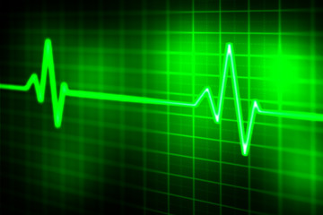 Naklejka premium graph and health on blue abstract background, the blue color and blur abstract background