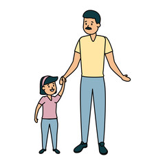 father with daughter