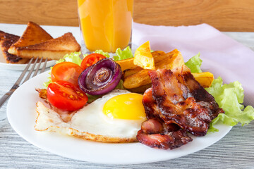 Hearty breakfast