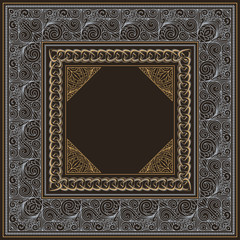 Obraz premium Vintage ornate decorative frame