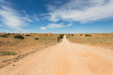 road in desert 