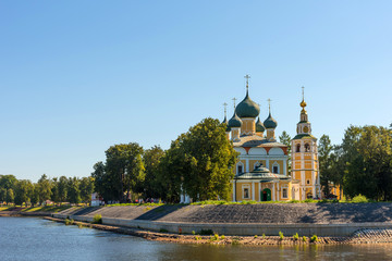 The Transfiguration Cathedral of the Kremlin in Uglich, Russia.