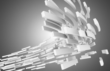 3d abstract background. 3d illustration