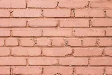 Obraz premium old red brick wall background