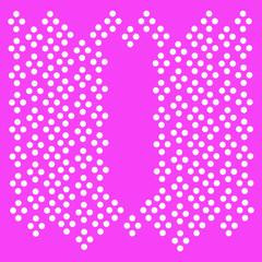line geometric pattern for your design. abstract dot vector patterns