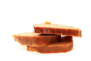 Rice cake zi ba on a white background