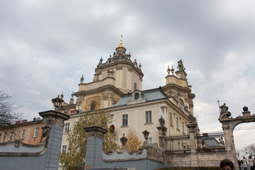 Fototapeta na wymiar old town in Lviv