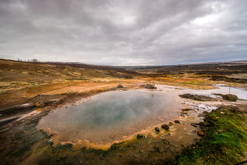 Geyser on Iceland