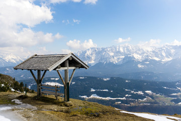 View of the Wettersteingebirge from Wank