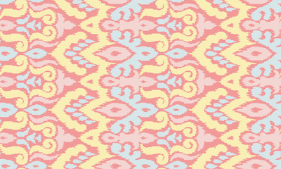 Fototapeta premium Abstract Vector Seamless Pattern in Ethnic Style