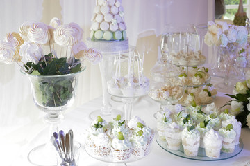candy bar, cakes, sweets, macaroons