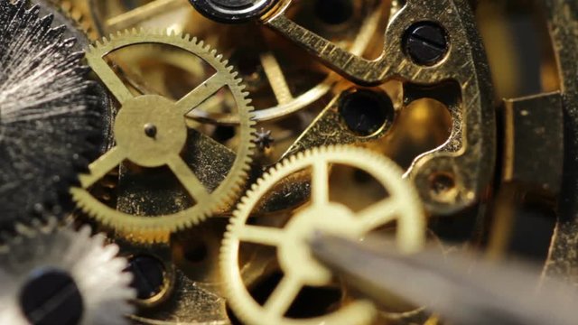Instaling a cog wheel in the watches