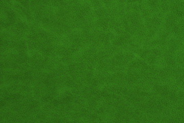 Green textured leather material background