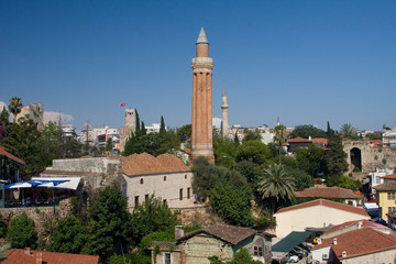 Fototapeta premium view of an island of turkey