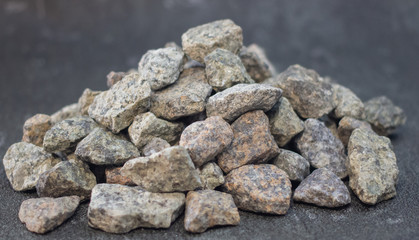 Sea shells and stones as background