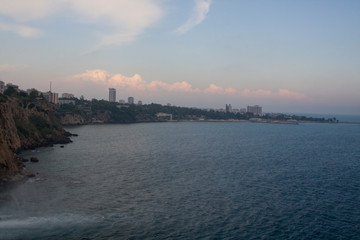 Naklejka premium waterfall in mountains