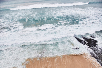Fototapeta premium Dreamland beach. View from Uluwatu cliff. 