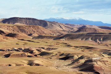 Fototapeta na wymiar góry Atlas, Maroko, piękny krajobraz